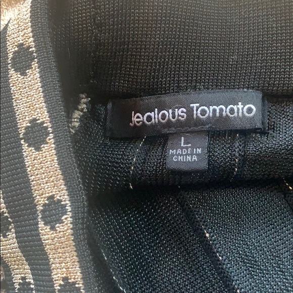 Shimmery Gold & Black Party Skirt - Picture 6 of 8